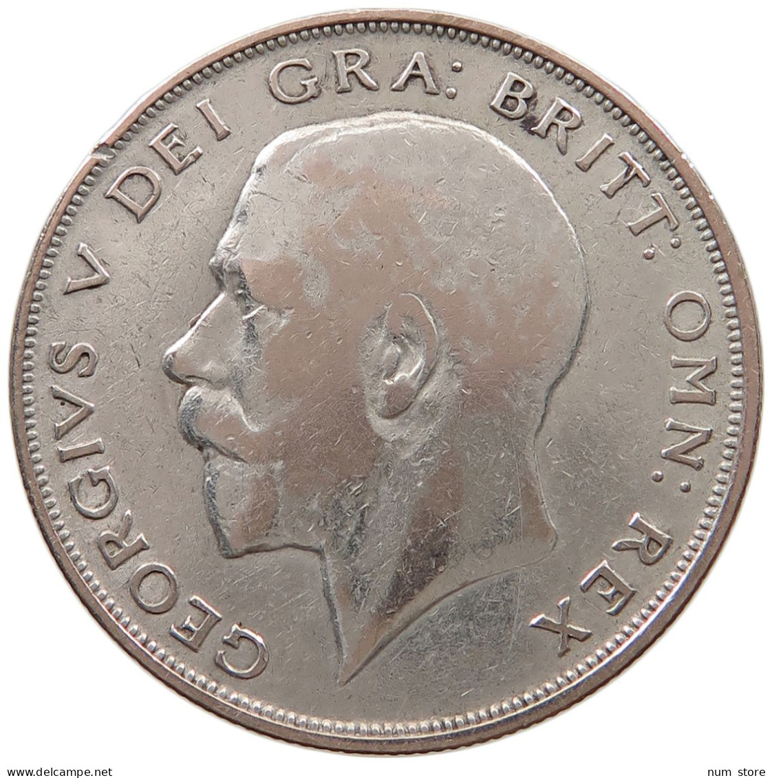 GREAT BRITAIN HALFCROWN 1923 George V. (1910-1936) #a057 0671 - K. 1/2 Crown