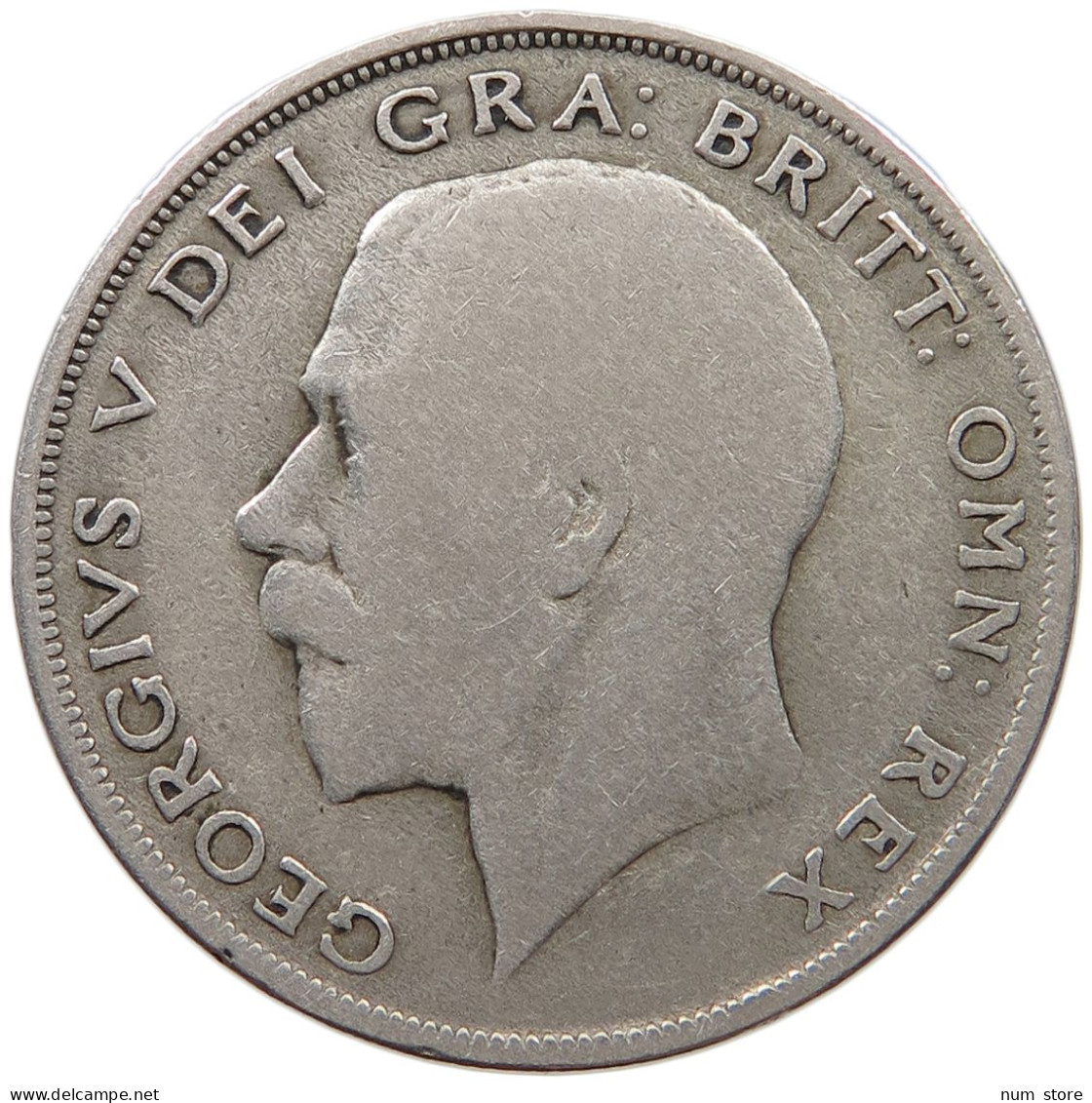 GREAT BRITAIN HALFCROWN 1920 George V. (1910-1936) #a063 0675 - K. 1/2 Crown