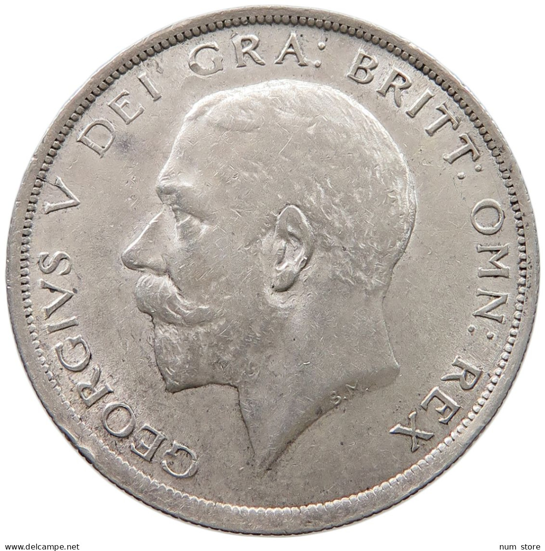GREAT BRITAIN HALFCROWN 1918 George V. (1910-1936) #t085 0431 - K. 1/2 Crown