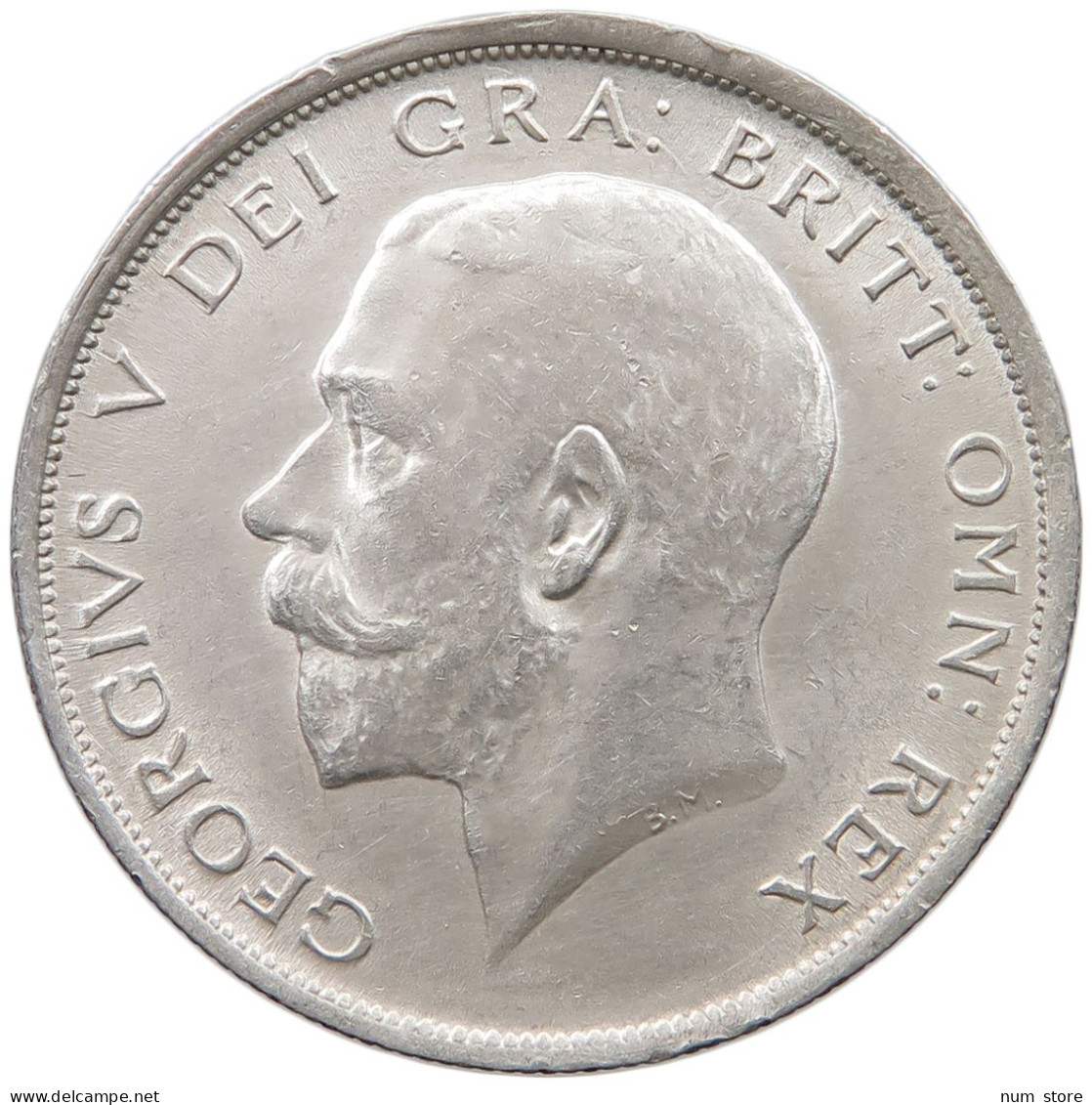 GREAT BRITAIN HALFCROWN 1918 George V. (1910-1936) #t142 0531 - K. 1/2 Crown