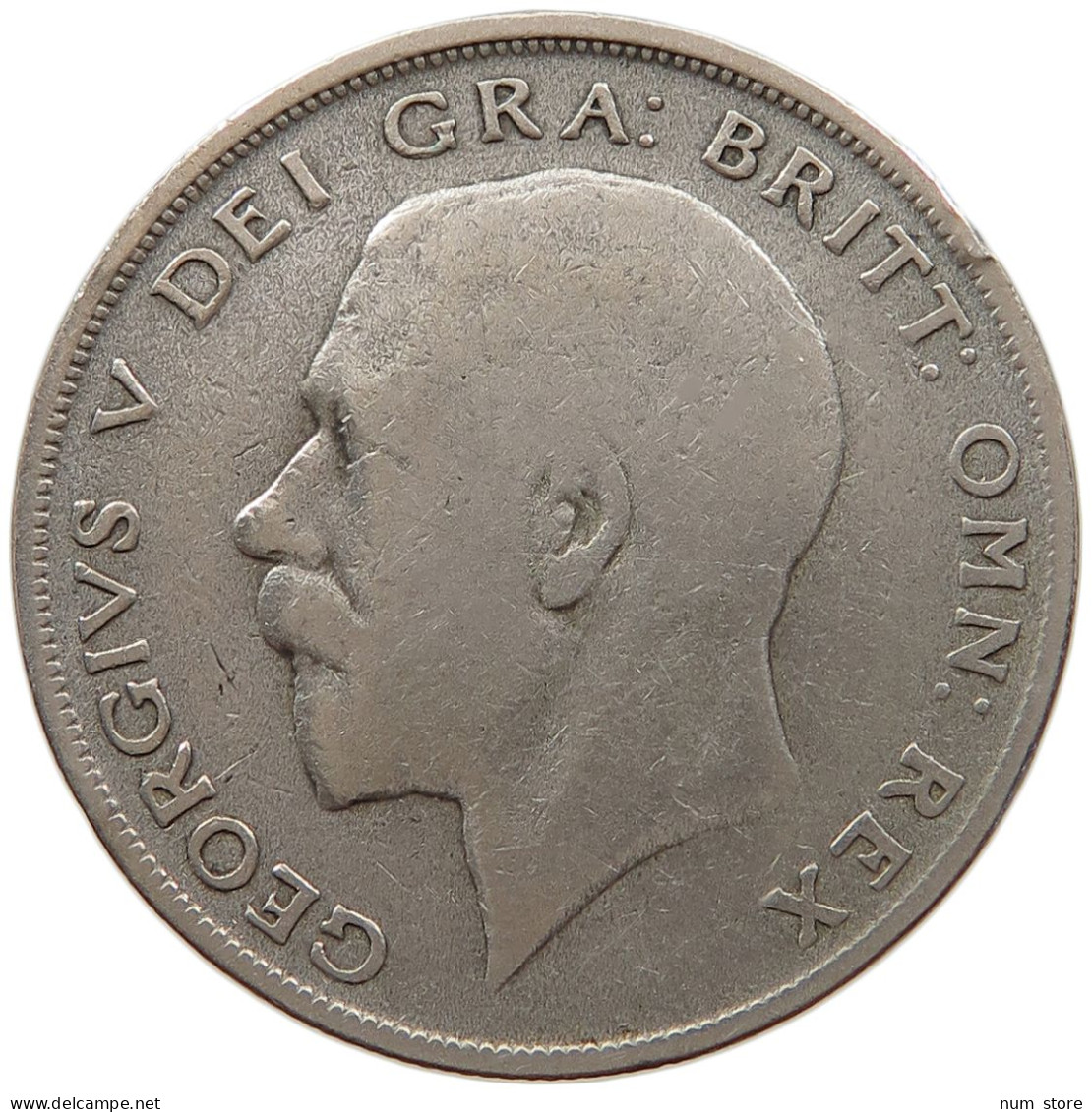 GREAT BRITAIN HALFCROWN 1921 George V. (1910-1936) #c068 0311 - K. 1/2 Crown