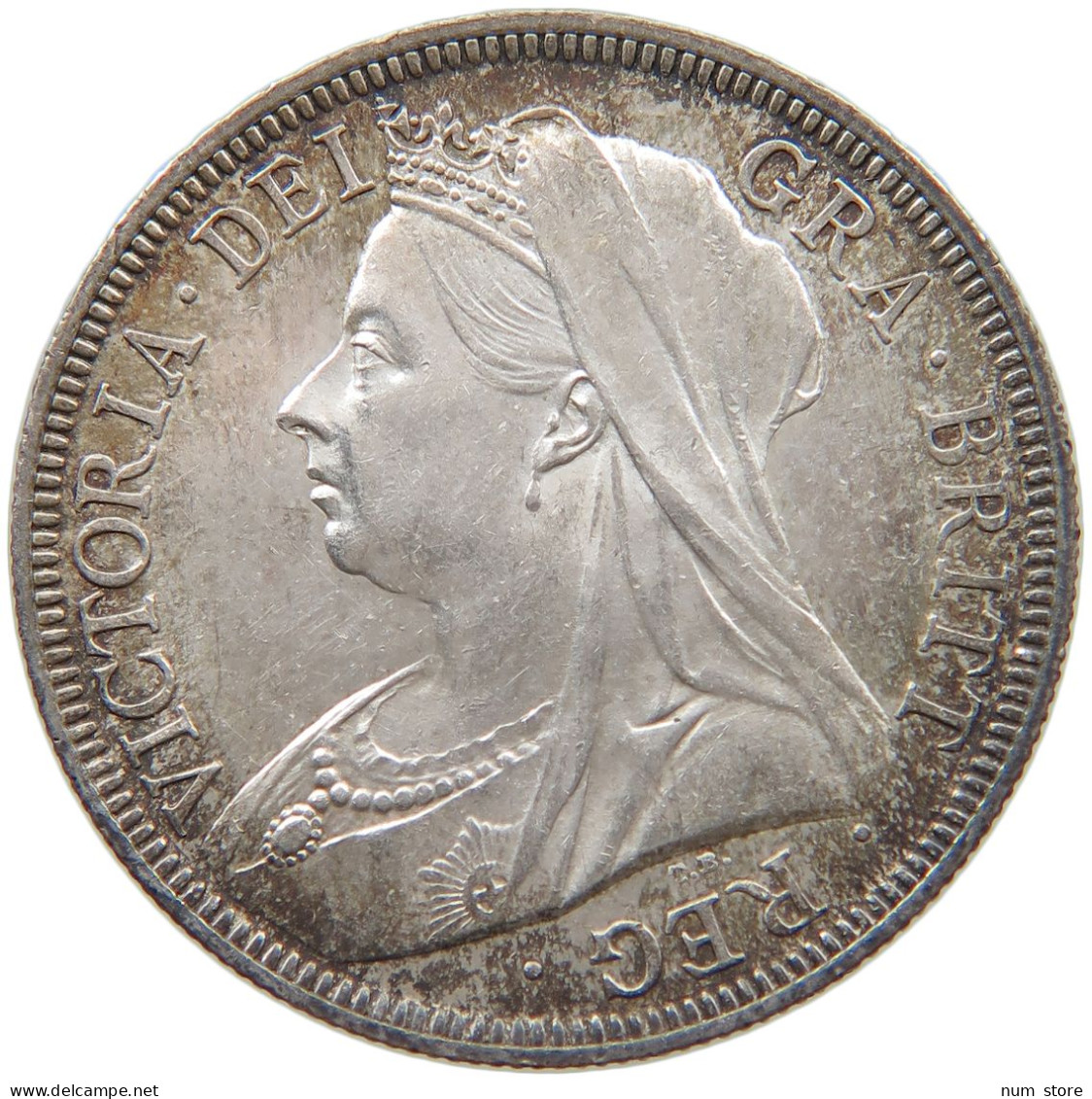 GREAT BRITAIN HALFCROWN 1899 Victoria 1837-1901 #t139 0139 - K. 1/2 Crown