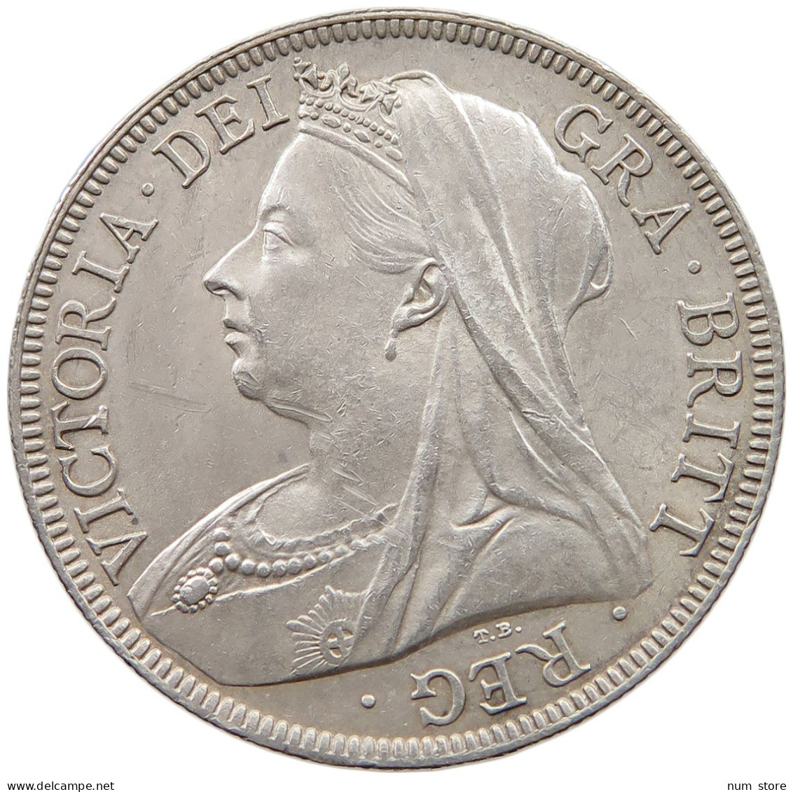 GREAT BRITAIN HALFCROWN 1896 Victoria 1837-1901 #t059 0025 - K. 1/2 Crown