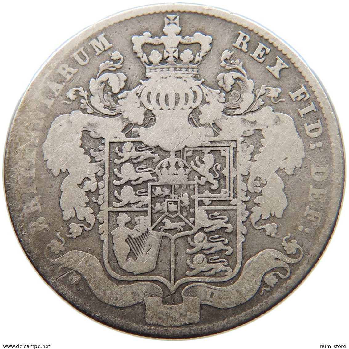 GREAT BRITAIN HALFCROWN 1828 GEORGE IV. (1820-1830) #t123 0465 - K. 1/2 Crown