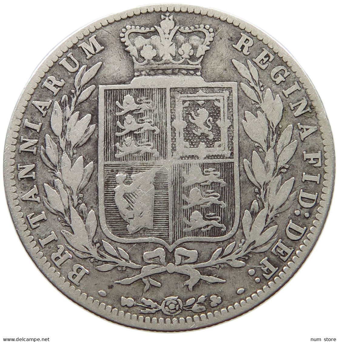 GREAT BRITAIN HALFCROWN 1875 Victoria 1837-1901 #t147 0203 - K. 1/2 Crown