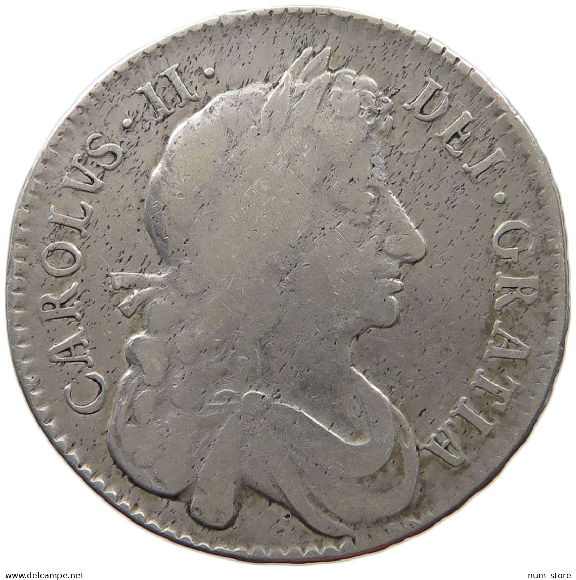 GREAT BRITAIN HALFCROWN 1679 CHARLES II. (1660-1685) #t147 0185 - I. 1/2 Crown