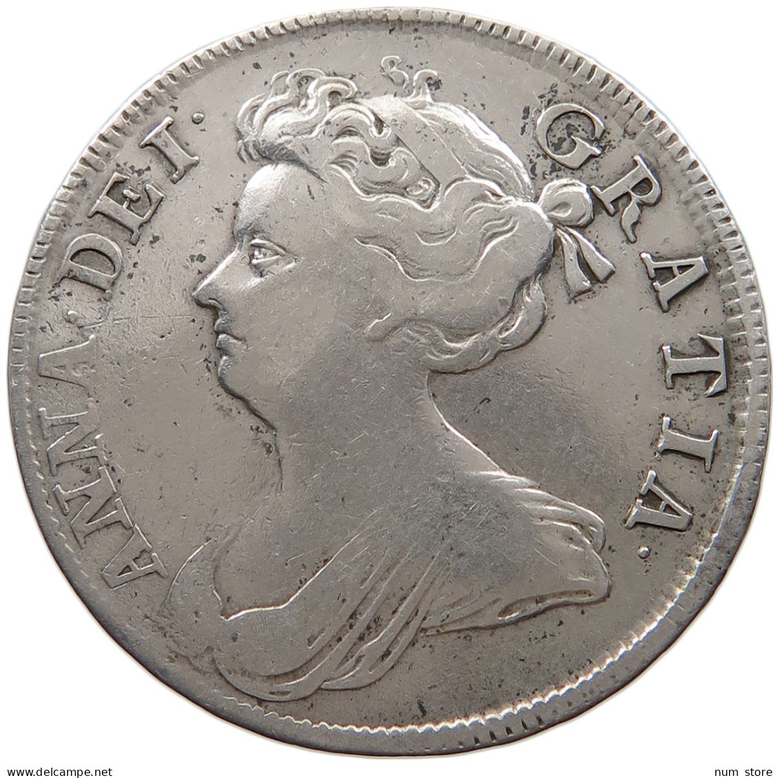 GREAT BRITAIN HALFCROWN 1708 Anne (1702-1714) #t158 0359 - I. 1/2 Crown