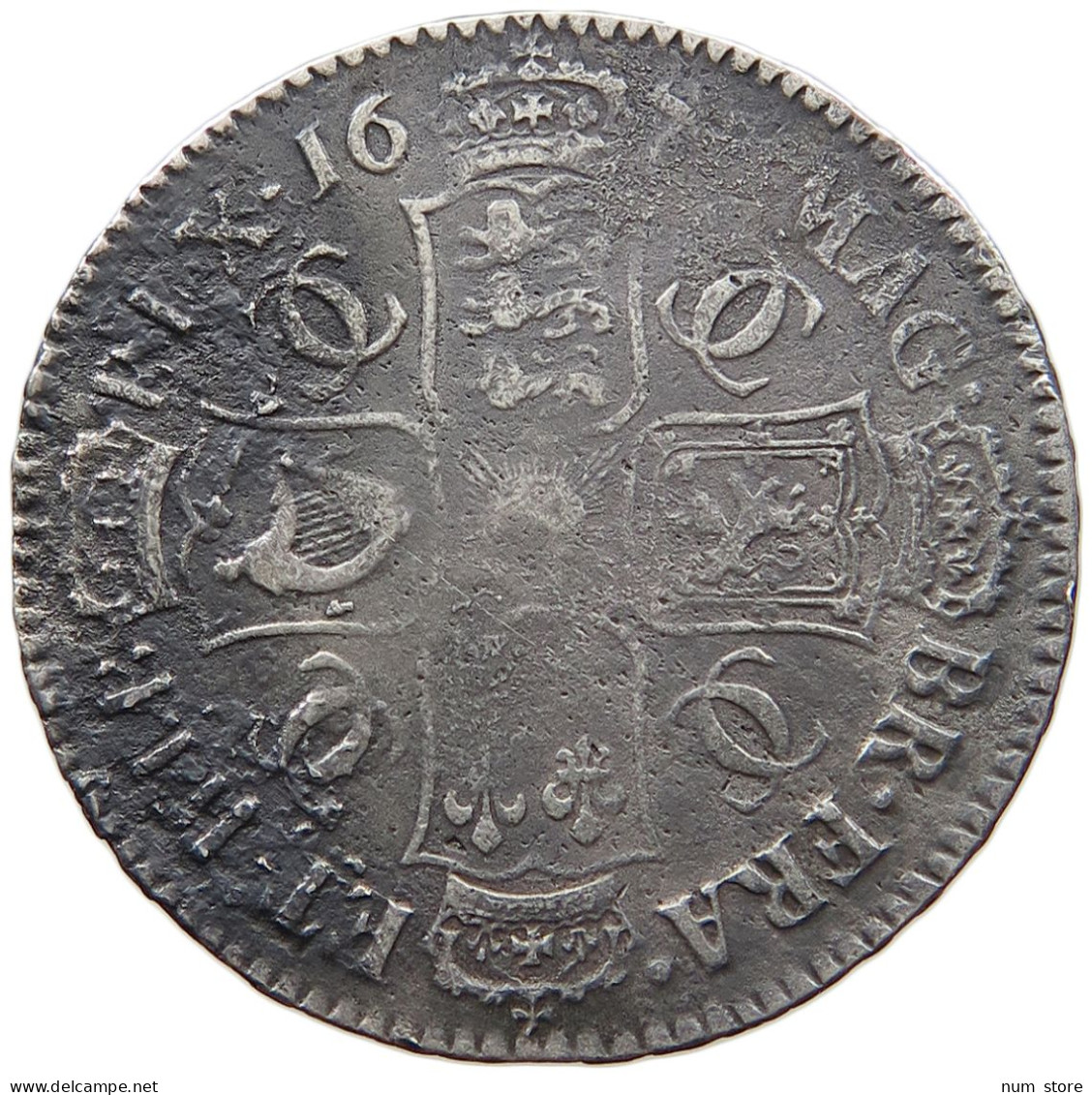 GREAT BRITAIN HALFCROWN 167. CHARLES II. (1660-1685) #t082 0023 - I. 1/2 Crown