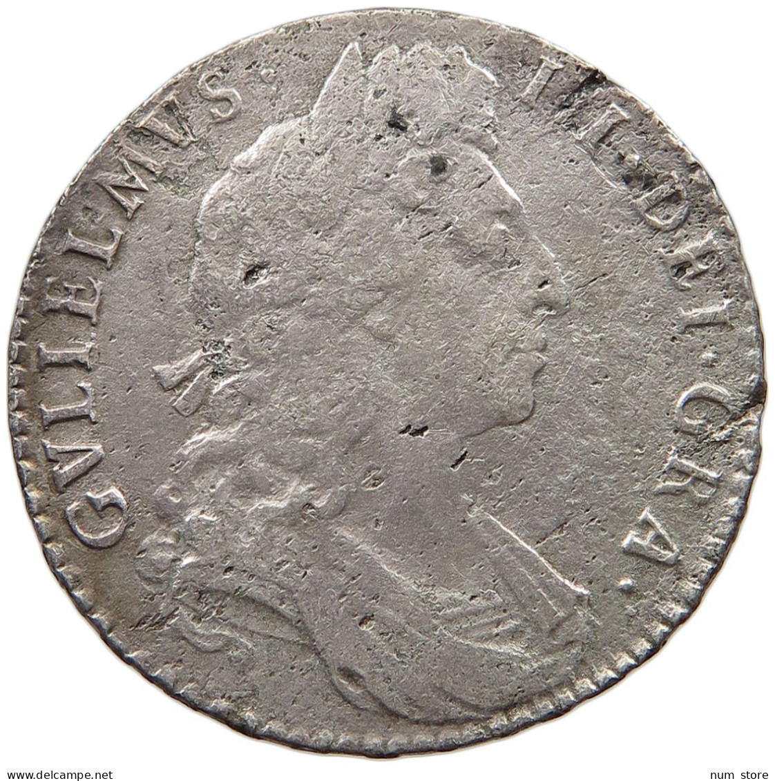 GREAT BRITAIN HALFCROWN 1697 WILLIAM III. (1694-1702) #t082 0031 - I. 1/2 Crown