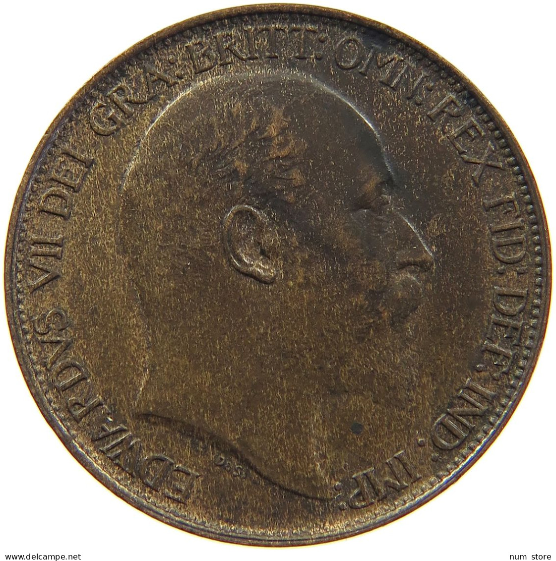 GREAT BRITAIN HALF PENNY 1903 Edward VII., 1901 - 1910 #t158 0031 - C. 1/2 Penny