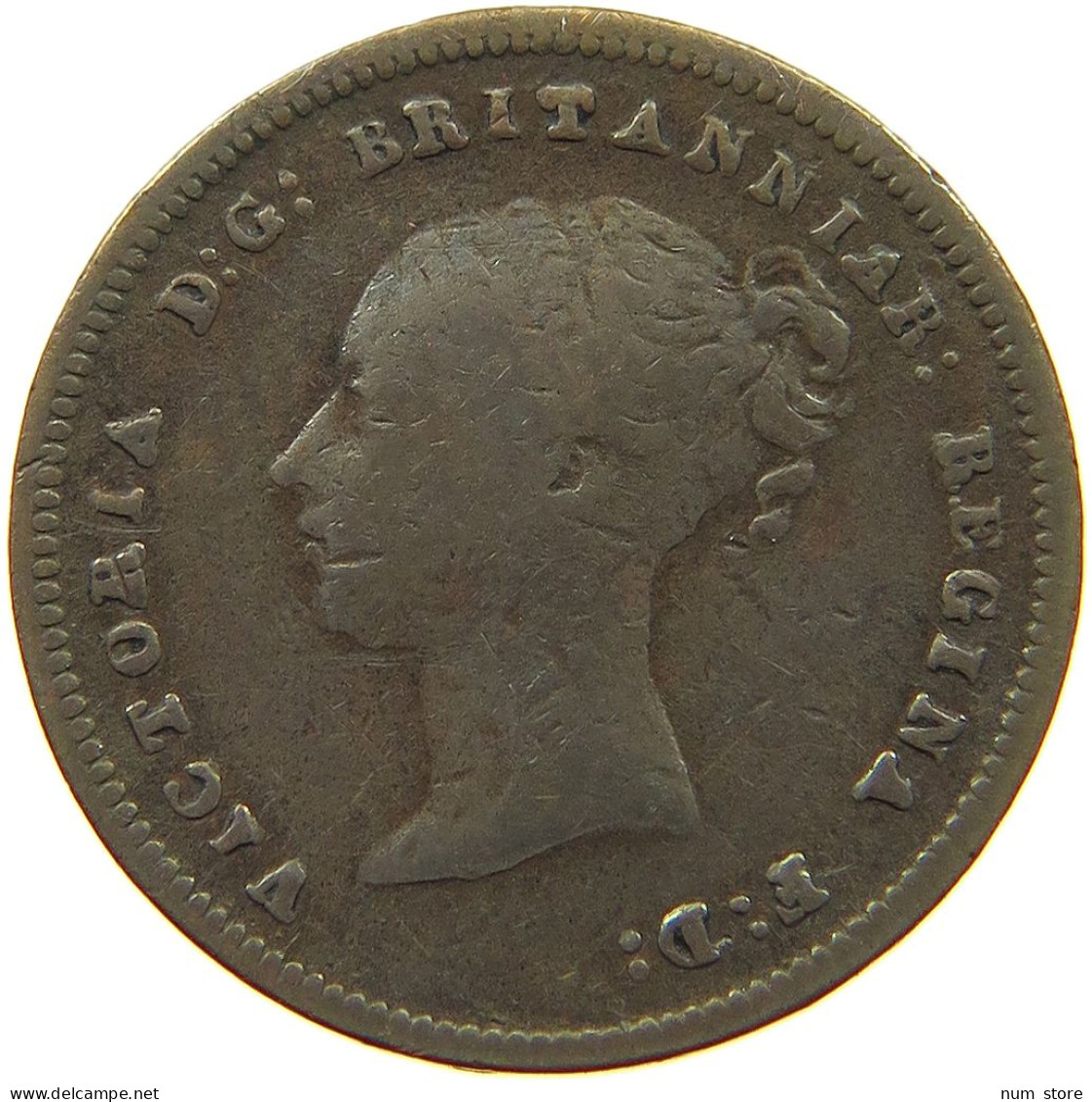 GREAT BRITAIN HALF FARTHING 1843 Victoria 1837-1901 #t073 0233 - A. 1/4 - 1/3 - 1/2 Farthing