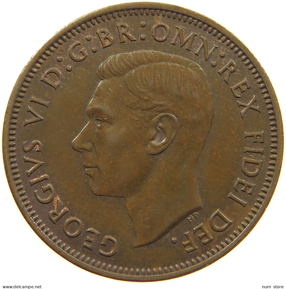 GREAT BRITAIN HALFPENNY 1950 George VI. (1936-1952) #a058 0095 - C. 1/2 Penny