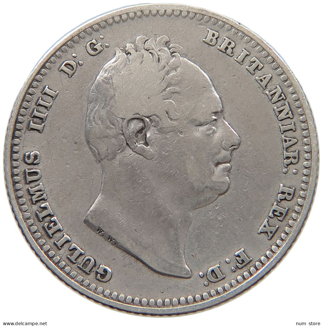 GREAT BRITAIN SHILLING 1834 WILLIAM IV. (1830-1837) #t158 0363 - I. 1 Shilling