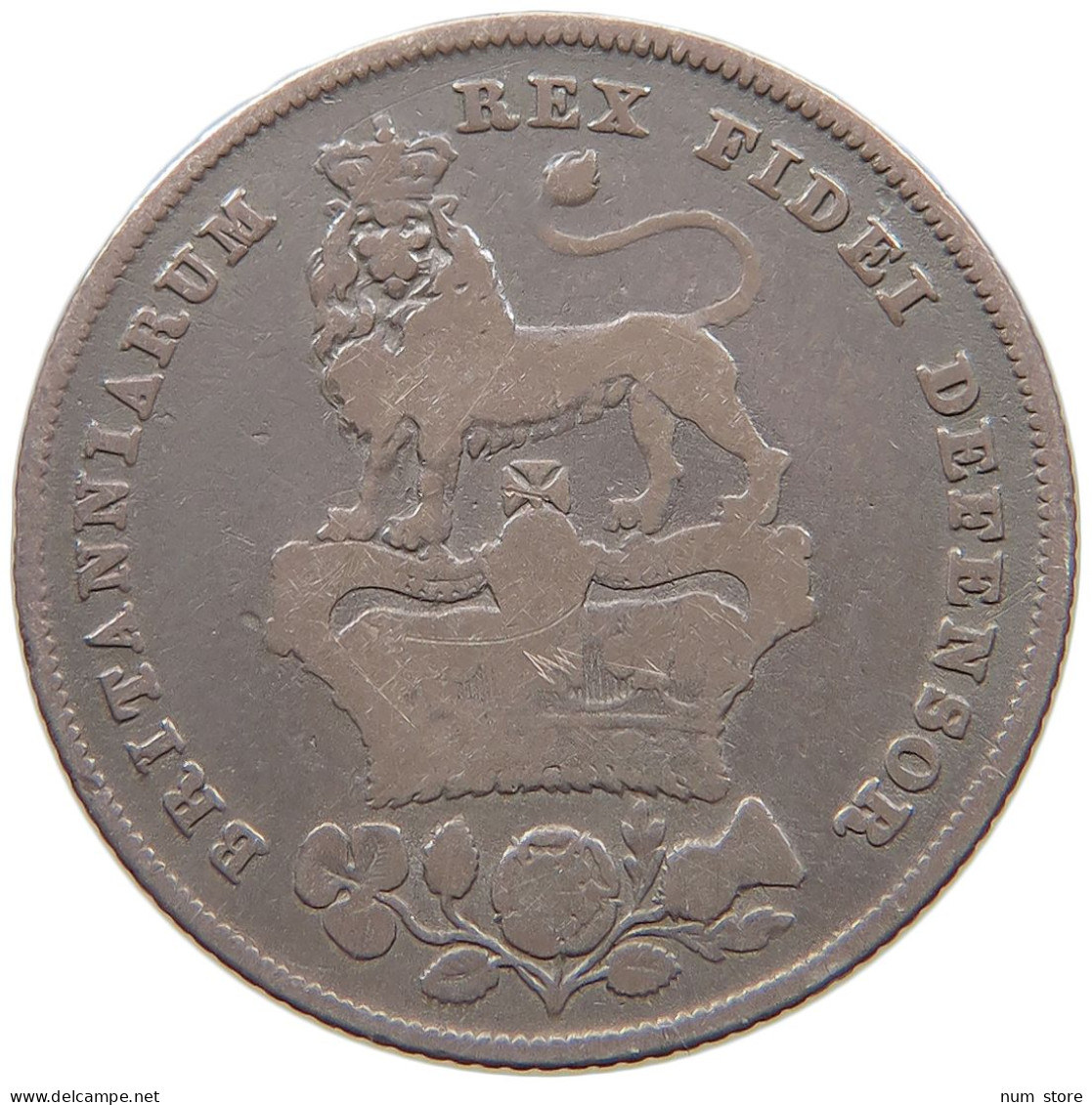 GREAT BRITAIN SHILLING 1826 GEORGE IV. (1820-1830) #t160 0425 - I. 1 Shilling
