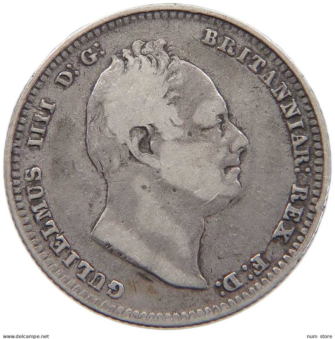 GREAT BRITAIN SHILLING 1834 WILLIAM IV. (1830-1837) #t070 0351 - I. 1 Shilling