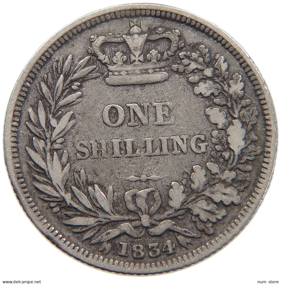 GREAT BRITAIN SHILLING 1834 WILLIAM IV. (1830-1837) #t070 0351 - I. 1 Shilling