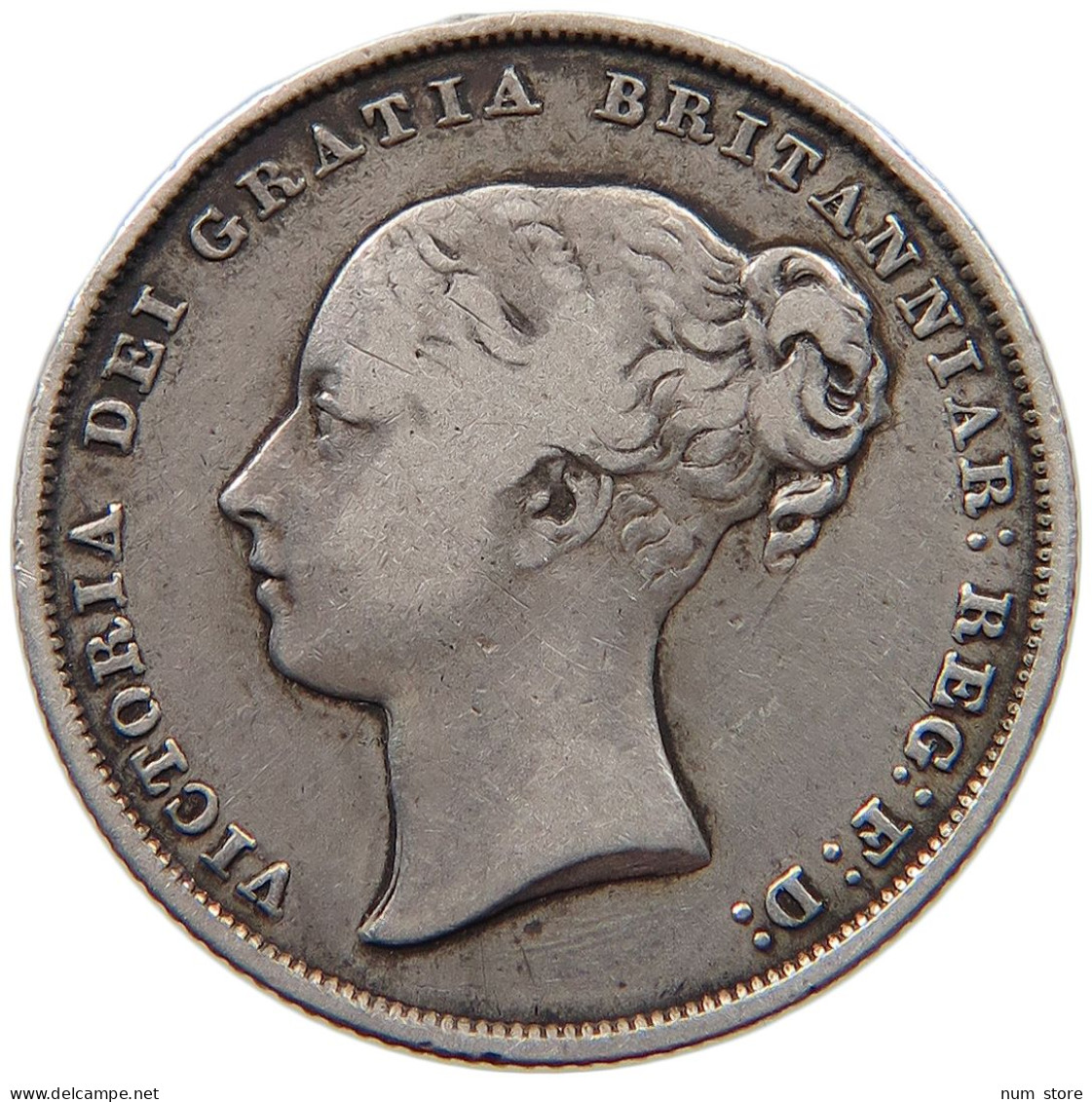 GREAT BRITAIN SHILLING 1852 Victoria 1837-1901 #t078 0097 - I. 1 Shilling