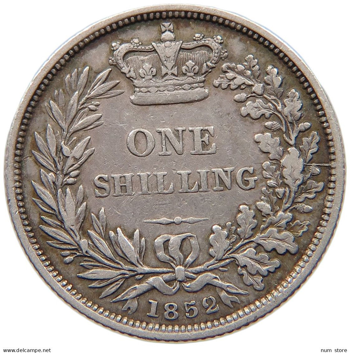 GREAT BRITAIN SHILLING 1852 Victoria 1837-1901 #t078 0097 - I. 1 Shilling