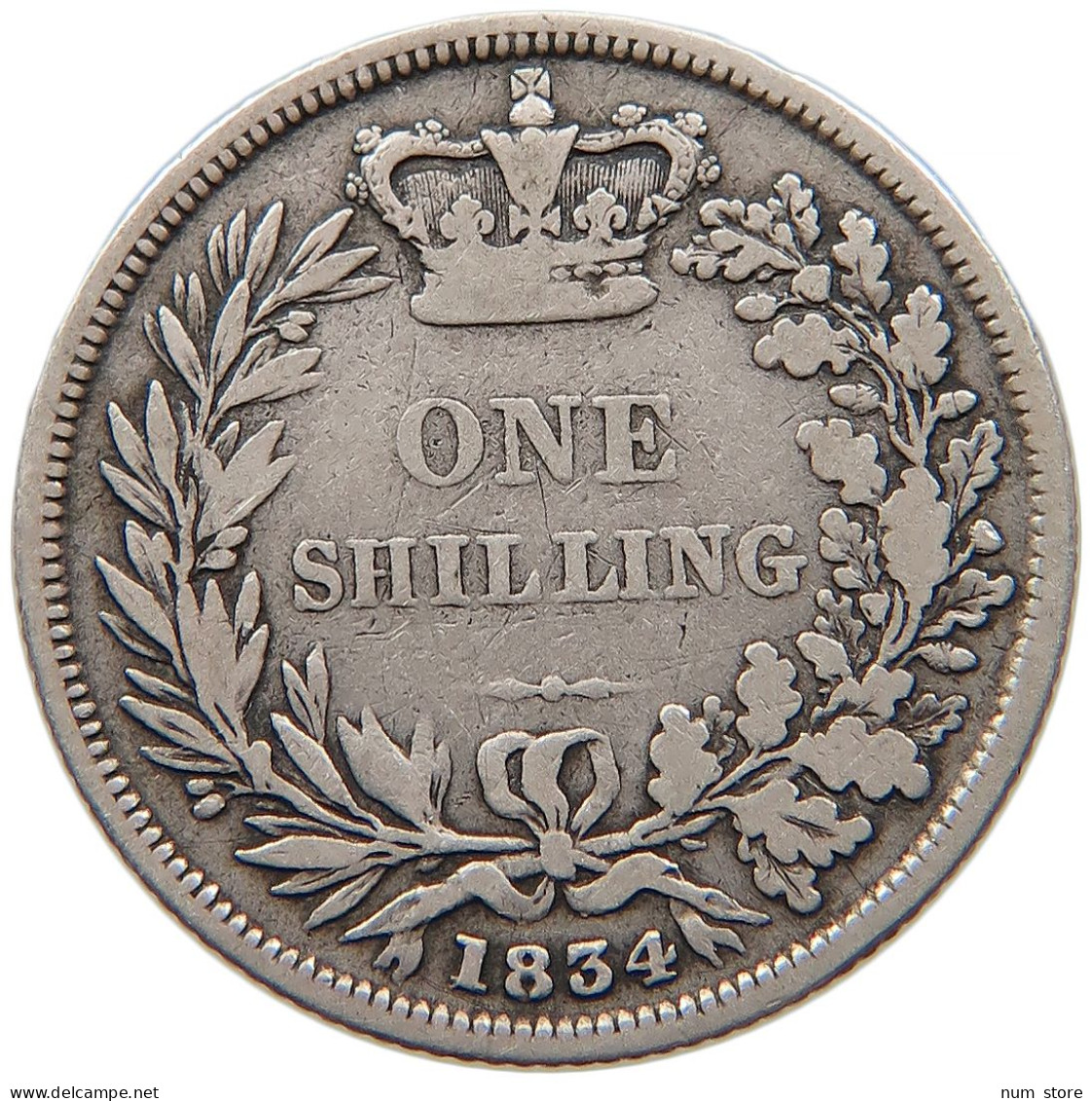 GREAT BRITAIN SHILLING 1834 WILLIAM IV. (1830-1837) #t021 0269 - I. 1 Shilling