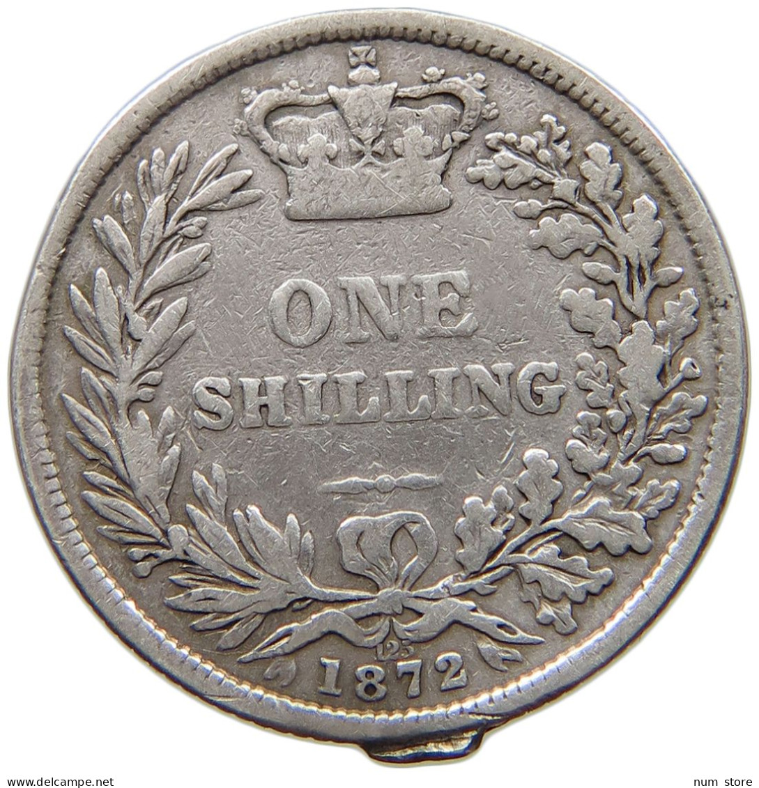 GREAT BRITAIN SHILLING 1872  #a091 0013 - I. 1 Shilling