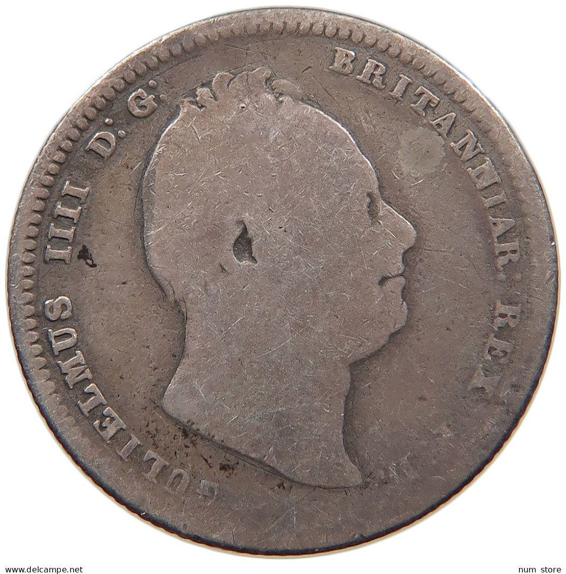 GREAT BRITAIN SHILLING 1835 WILLIAM IV. (1830-1837) #t022 0331 - I. 1 Shilling