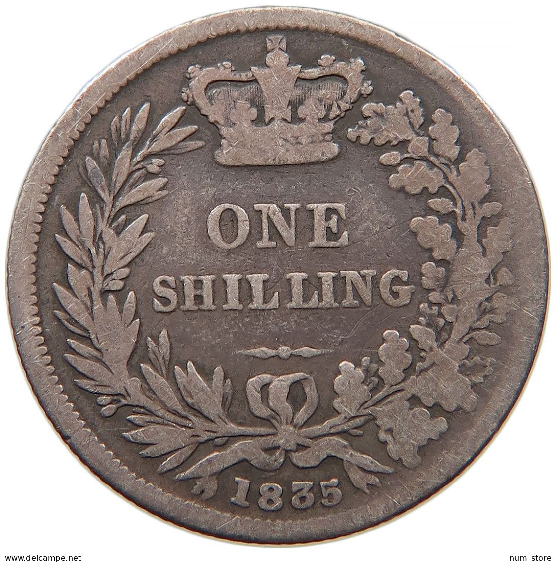 GREAT BRITAIN SHILLING 1835 WILLIAM IV. (1830-1837) #t022 0331 - I. 1 Shilling