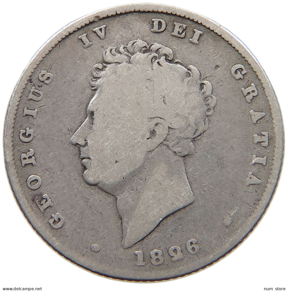 GREAT BRITAIN SHILLING 1826 GEORGE IV. (1820-1830) #c003 0293 - I. 1 Shilling