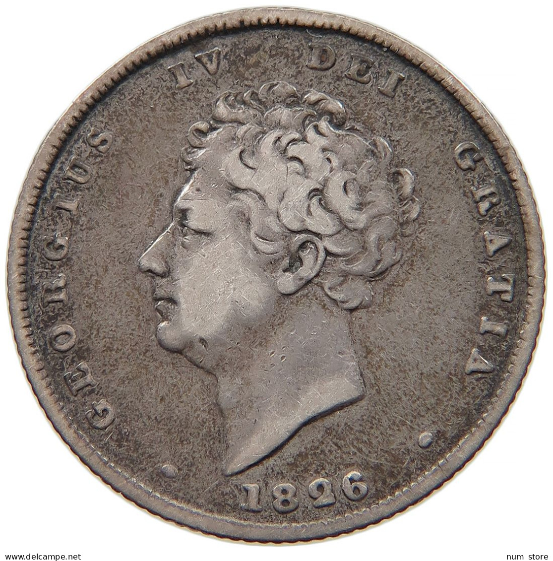 GREAT BRITAIN SHILLING 1826 GEORGE IV. (1820-1830) #t022 0329 - I. 1 Shilling