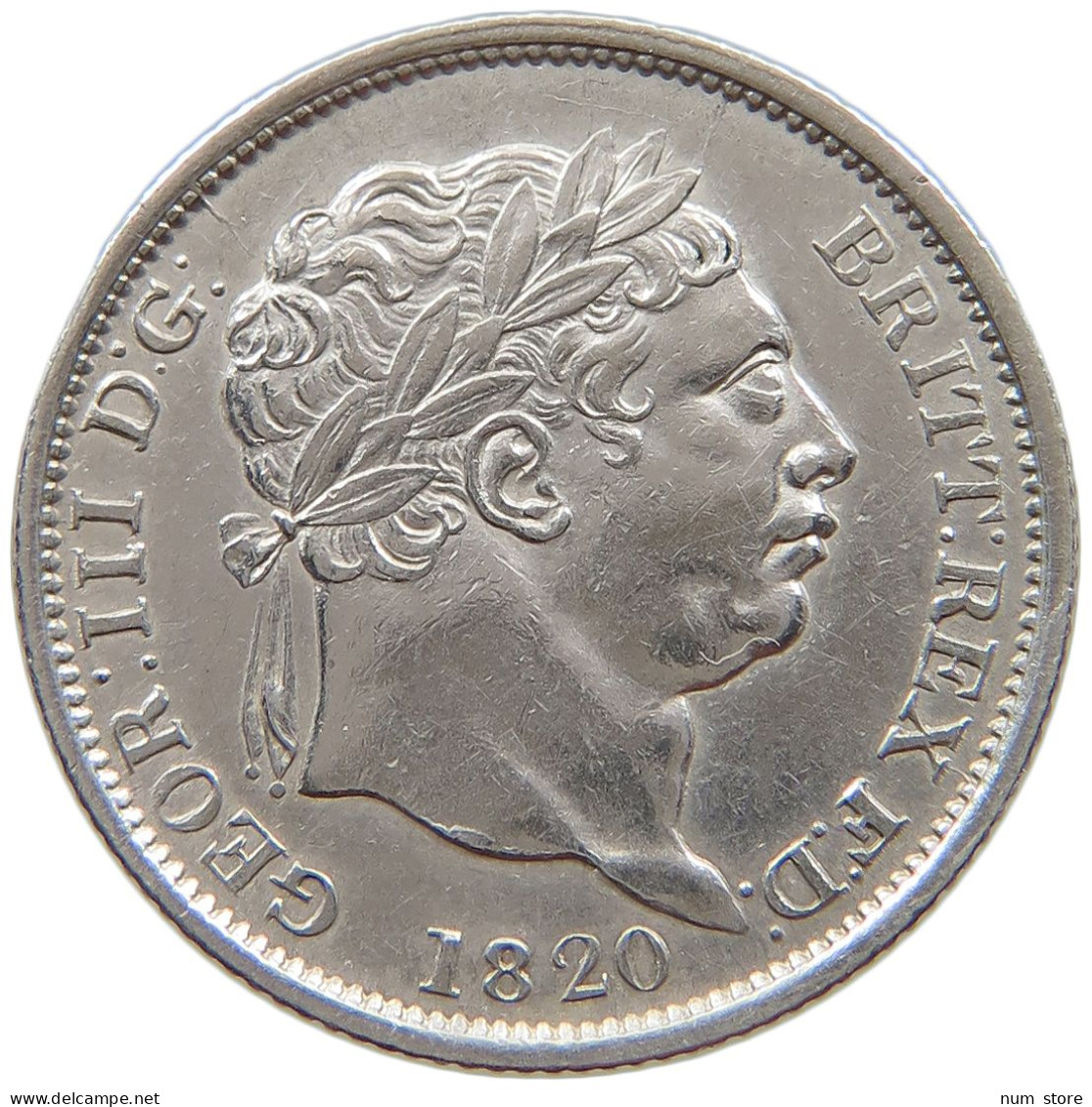 GREAT BRITAIN SHILLING 1820 GEORGE IV. (1820-1830) #t148 0407 - I. 1 Shilling