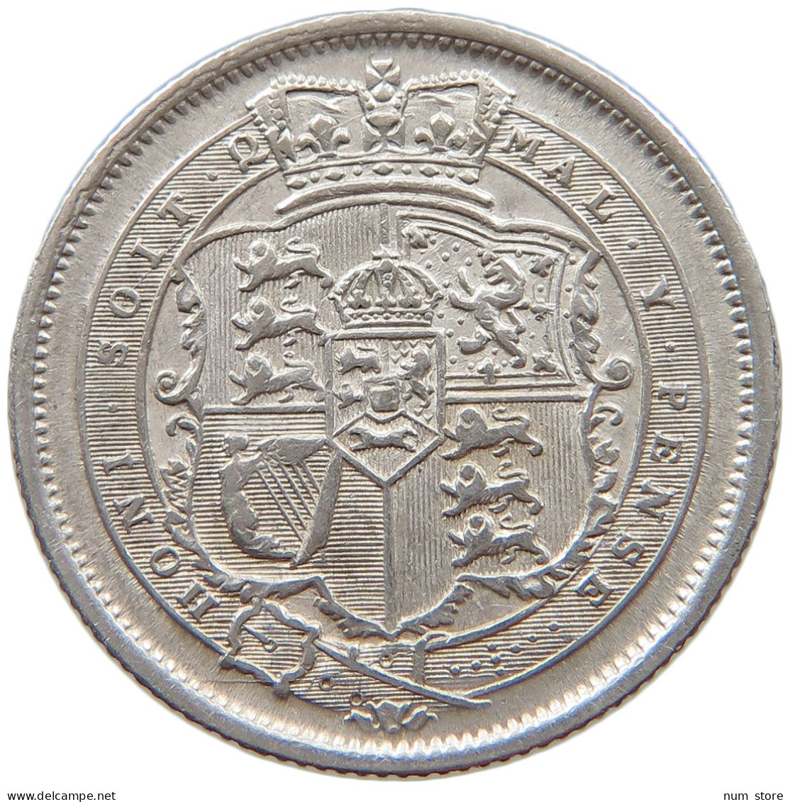 GREAT BRITAIN SHILLING 1820 GEORGE IV. (1820-1830) #t148 0407 - I. 1 Shilling