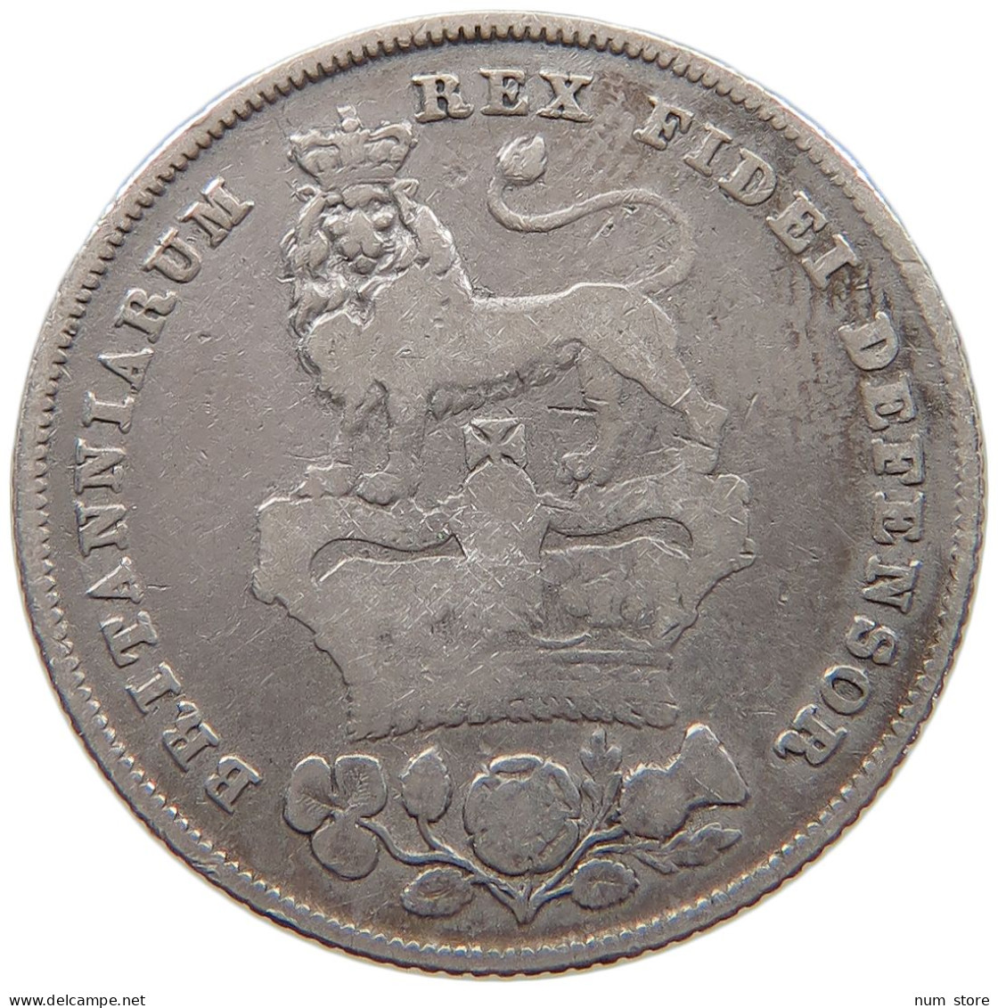 GREAT BRITAIN SHILLING 1826 GEORGE IV. (1820-1830) #a064 0005 - I. 1 Shilling