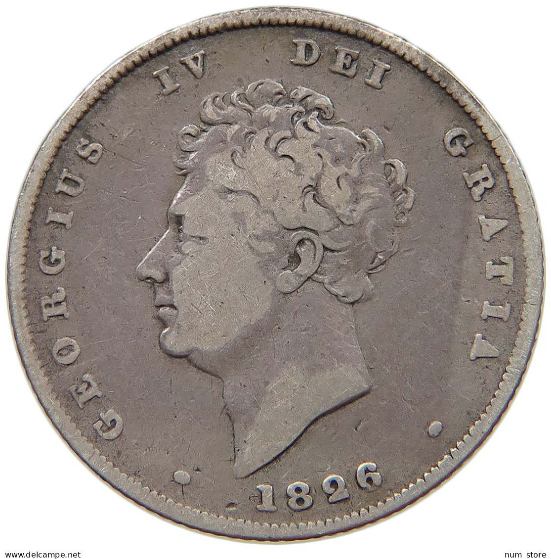 GREAT BRITAIN SHILLING 1826 GEORGE IV. (1820-1830) #s038 0395 - I. 1 Shilling