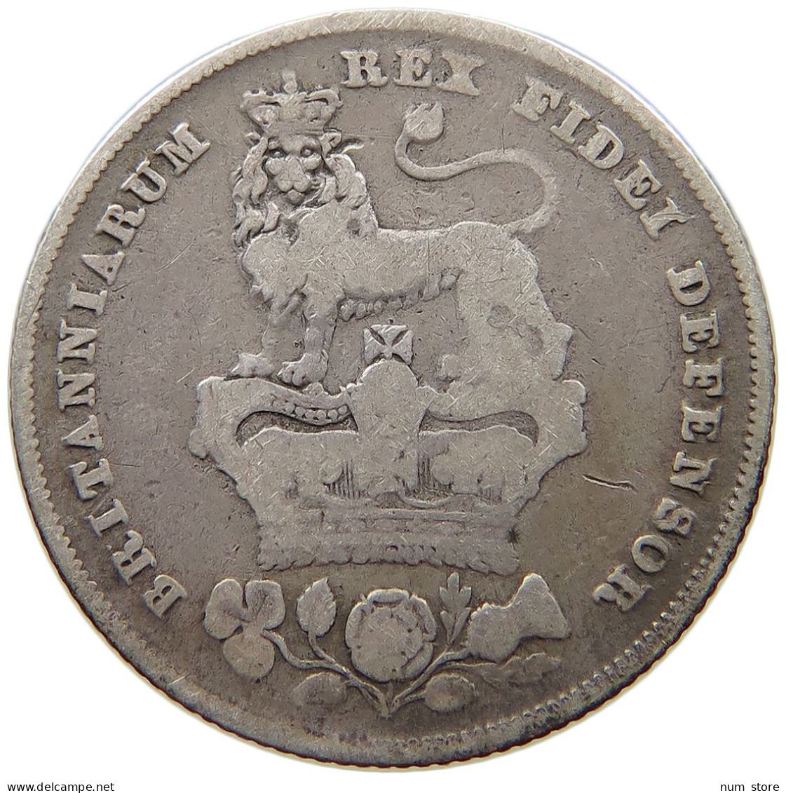 GREAT BRITAIN SHILLING 1826 GEORGE IV. (1820-1830) #s038 0395 - I. 1 Shilling