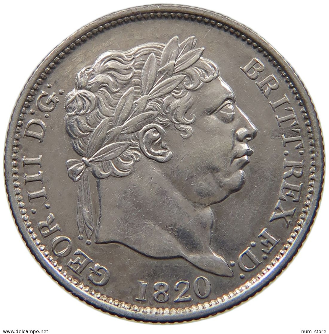 GREAT BRITAIN SHILLING 1820 GEORGE IV. (1820-1830) #t005 0225 - I. 1 Shilling