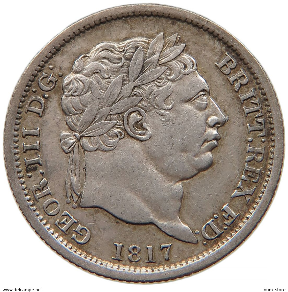 GREAT BRITAIN SHILLING 1817 GEORGE III. 1760-1820 #t021 0275 - I. 1 Shilling