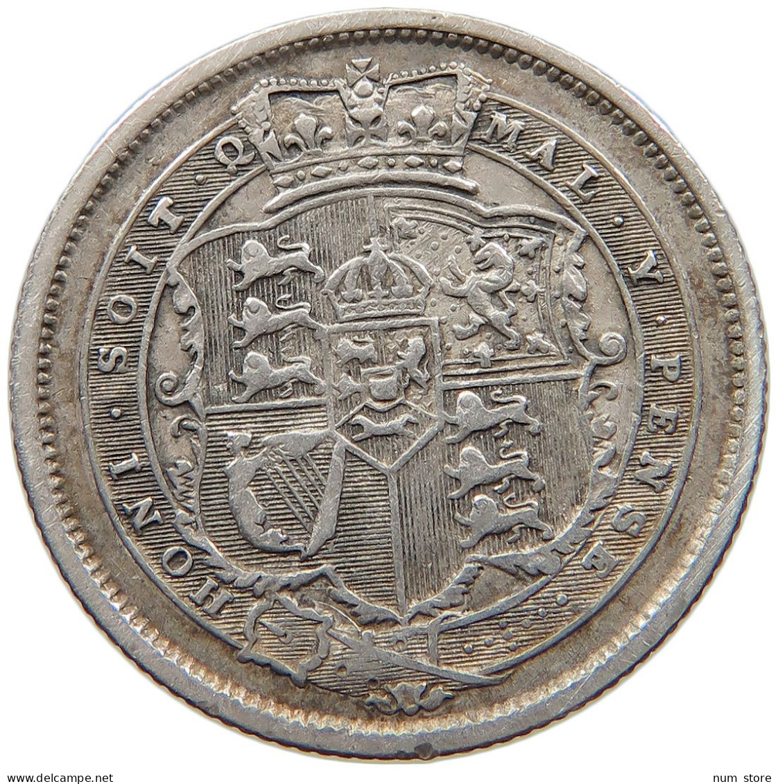 GREAT BRITAIN SHILLING 1819 Georg III. 1760-1820 #t021 0273 - I. 1 Shilling
