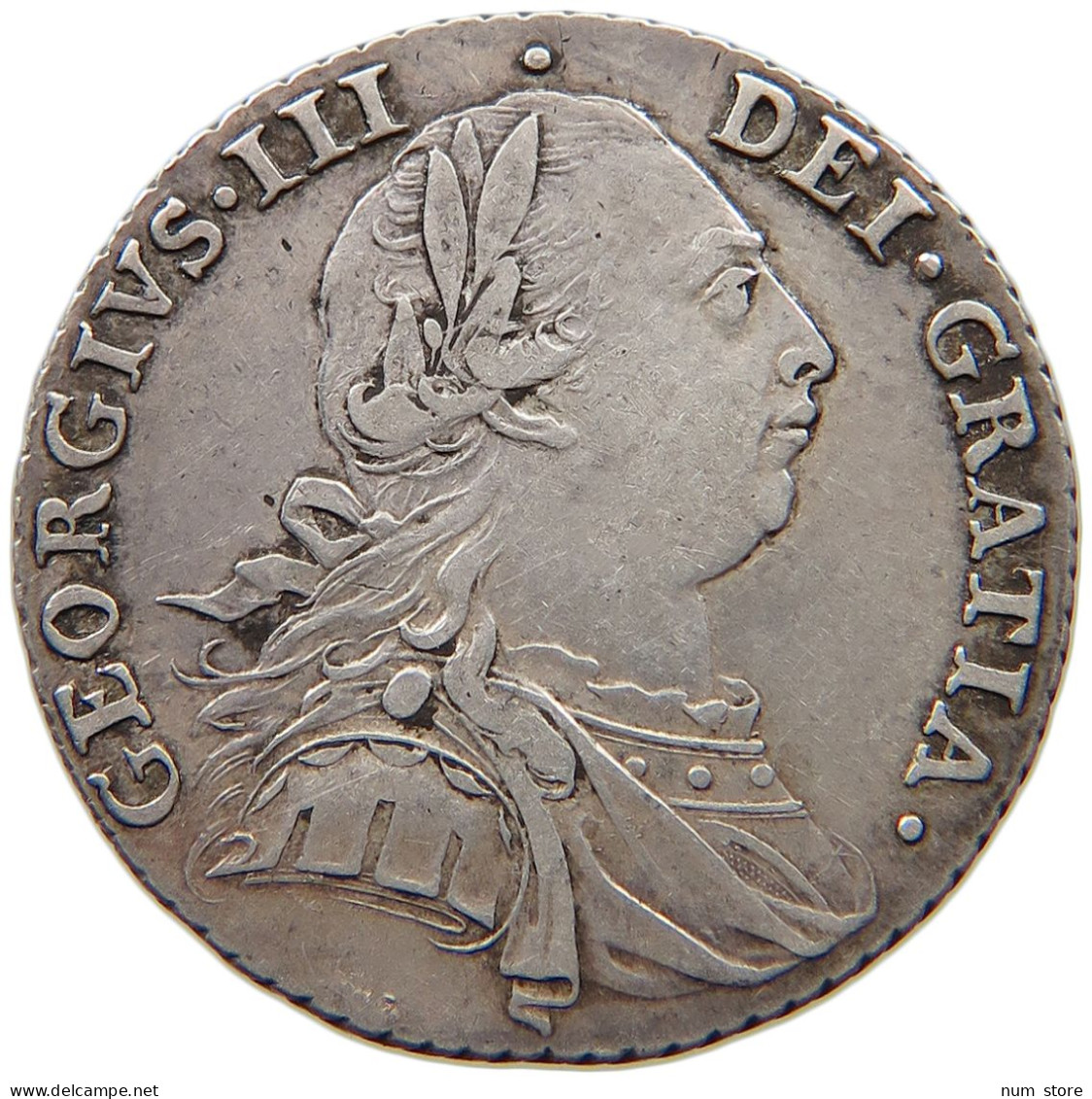 GREAT BRITAIN SHILLING 1787 GEORGE III. 1760-1820 #t077 0247 - H. 1 Shilling