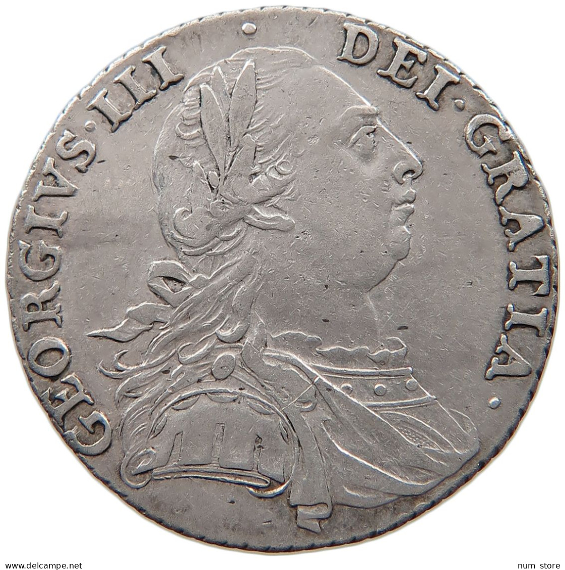 GREAT BRITAIN SHILLING 1787 GEORGE III. 1760-1820 #t143 0549 - H. 1 Shilling