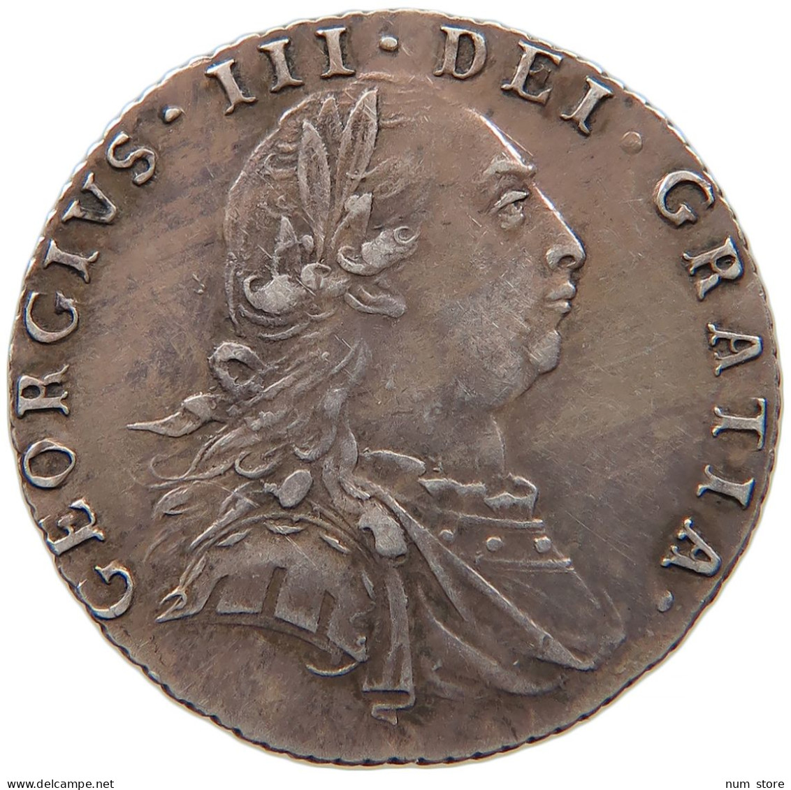 GREAT BRITAIN SHILLING 1787 GEORGE III. 1760-1820 #t021 0121 - H. 1 Shilling