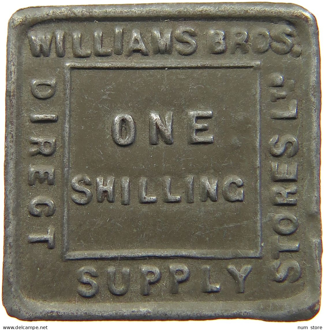 GREAT BRITAIN SHILLING  WILLIAMS BROTHERS #a035 0609 - I. 1 Shilling