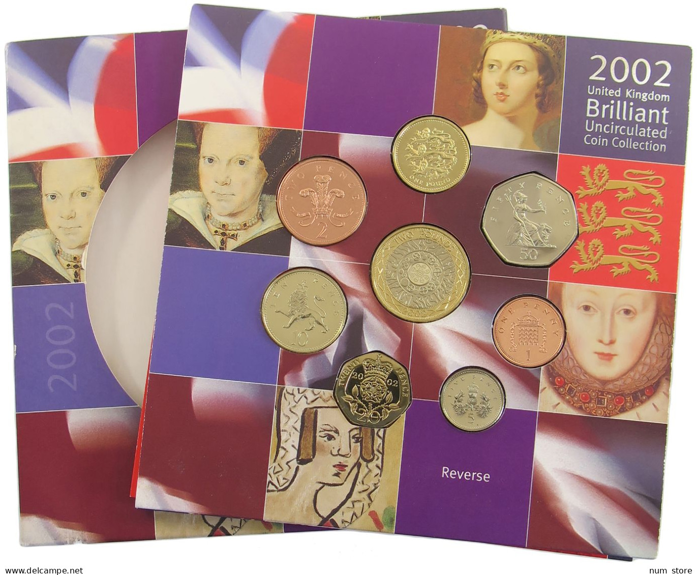 GREAT BRITAIN SET 2002 Elizabeth II. (1952-2022) #bs14 0039 - Mint Sets & Proof Sets