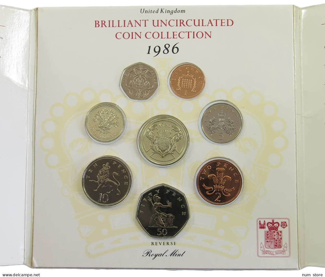 GREAT BRITAIN SET 1986 Elizabeth II. (1952-2022) #bs14 0023 - Mint Sets & Proof Sets