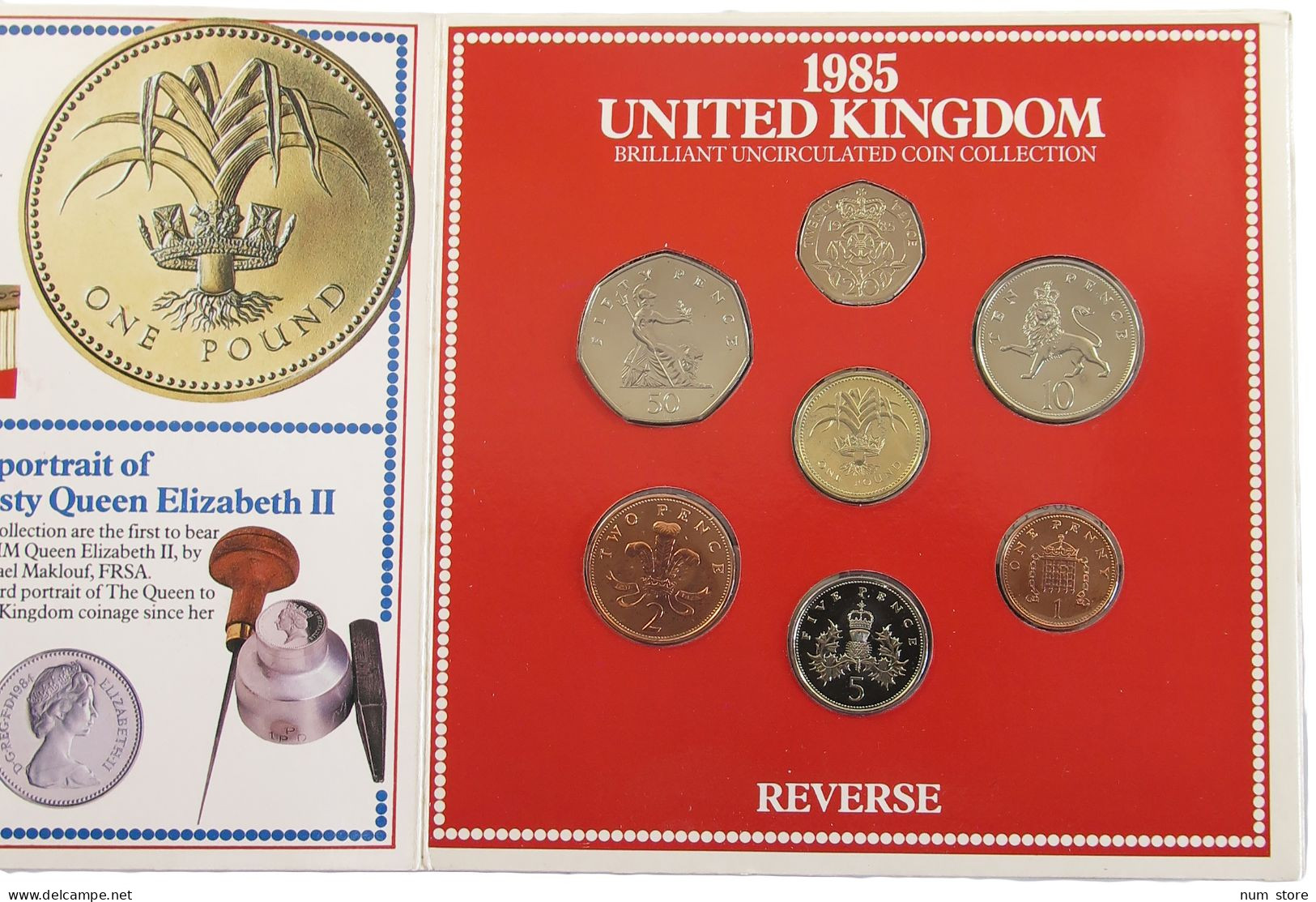 GREAT BRITAIN SET 1985 Elizabeth II. (1952-2022) #bs14 0031 - Mint Sets & Proof Sets