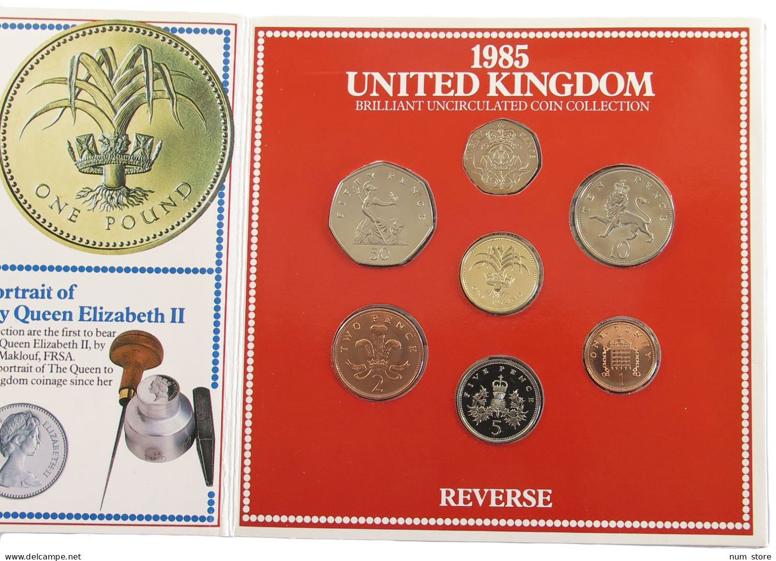 GREAT BRITAIN SET 1985 Elizabeth II. (1952-2022) #bs14 0033 - Mint Sets & Proof Sets