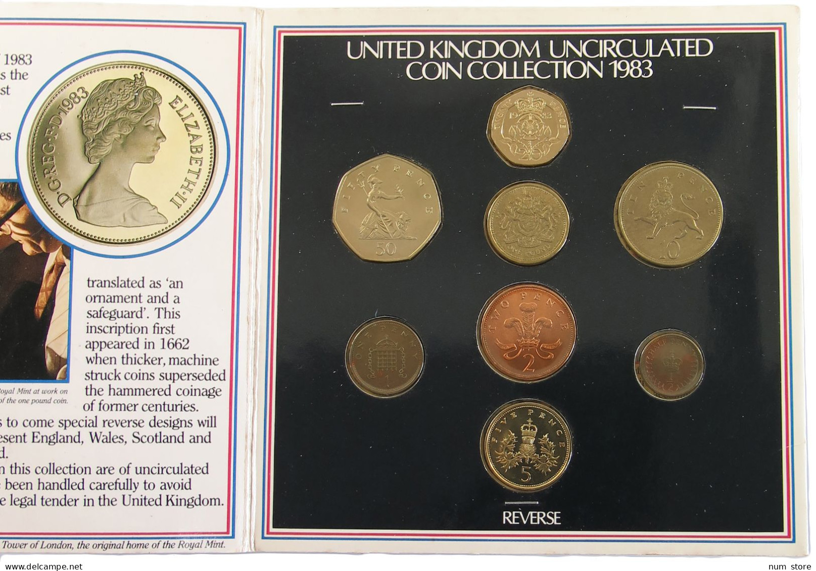 GREAT BRITAIN SET 1983 Elizabeth II. (1952-2022) #bs14 0029 - Mint Sets & Proof Sets