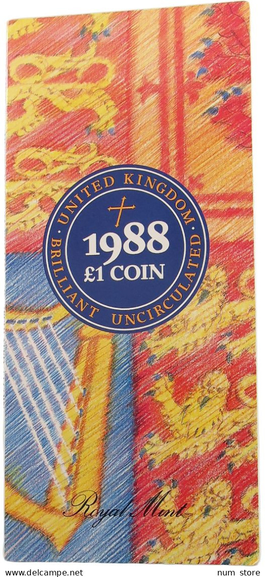 GREAT BRITAIN POUND 1988 Elizabeth II. (1952-2022) #bs13 0115 - 1 Pound