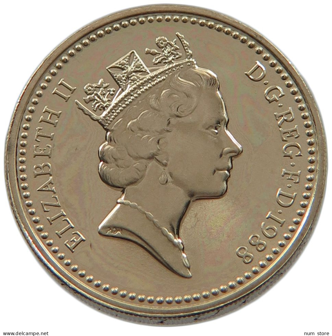 GREAT BRITAIN POUND 1988 Elisabeth II. (1952-) #alb022 0515 - 1 Pond