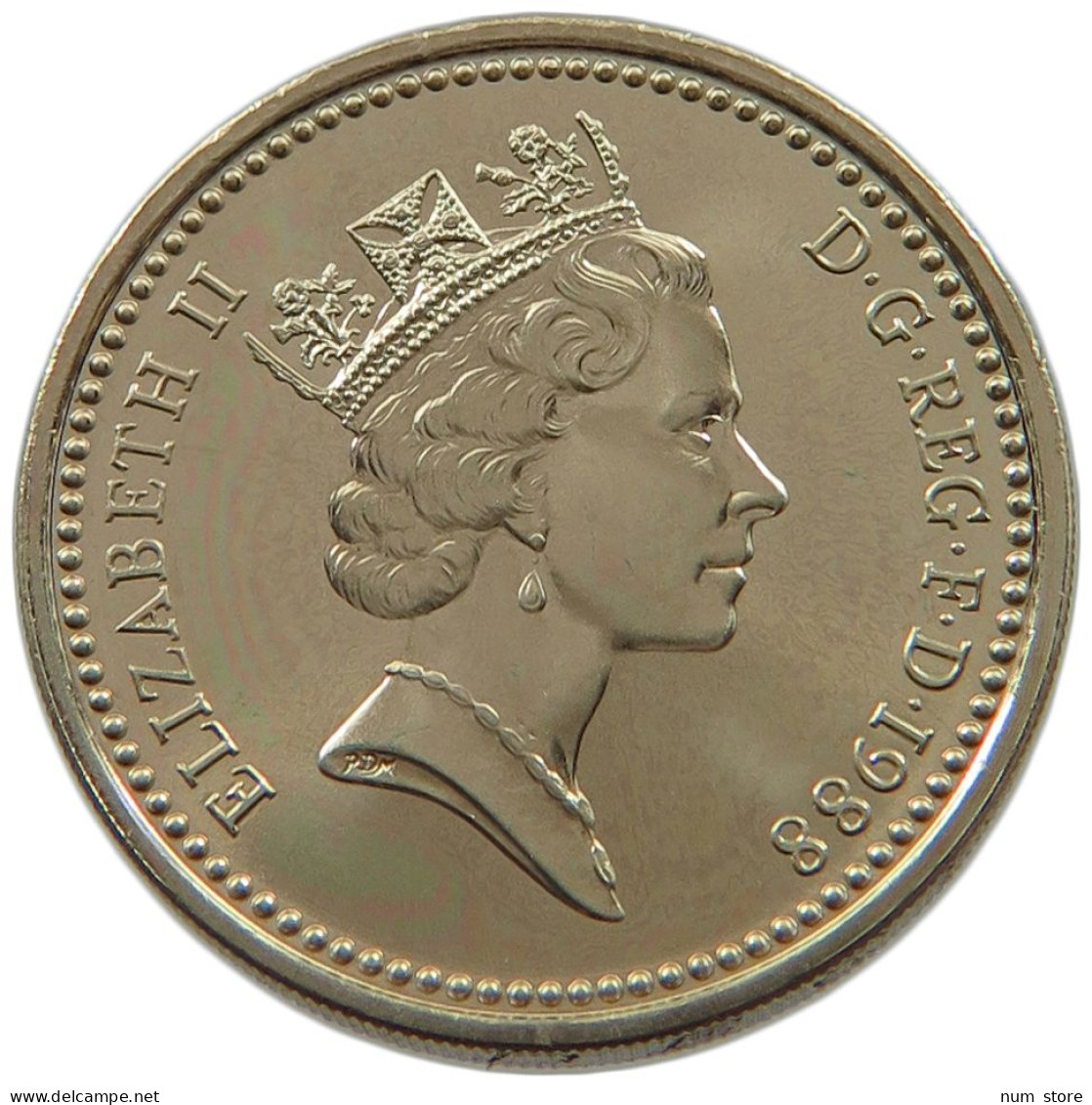 GREAT BRITAIN POUND 1988 Elisabeth II. (1952-) #alb022 0521 - 1 Pound