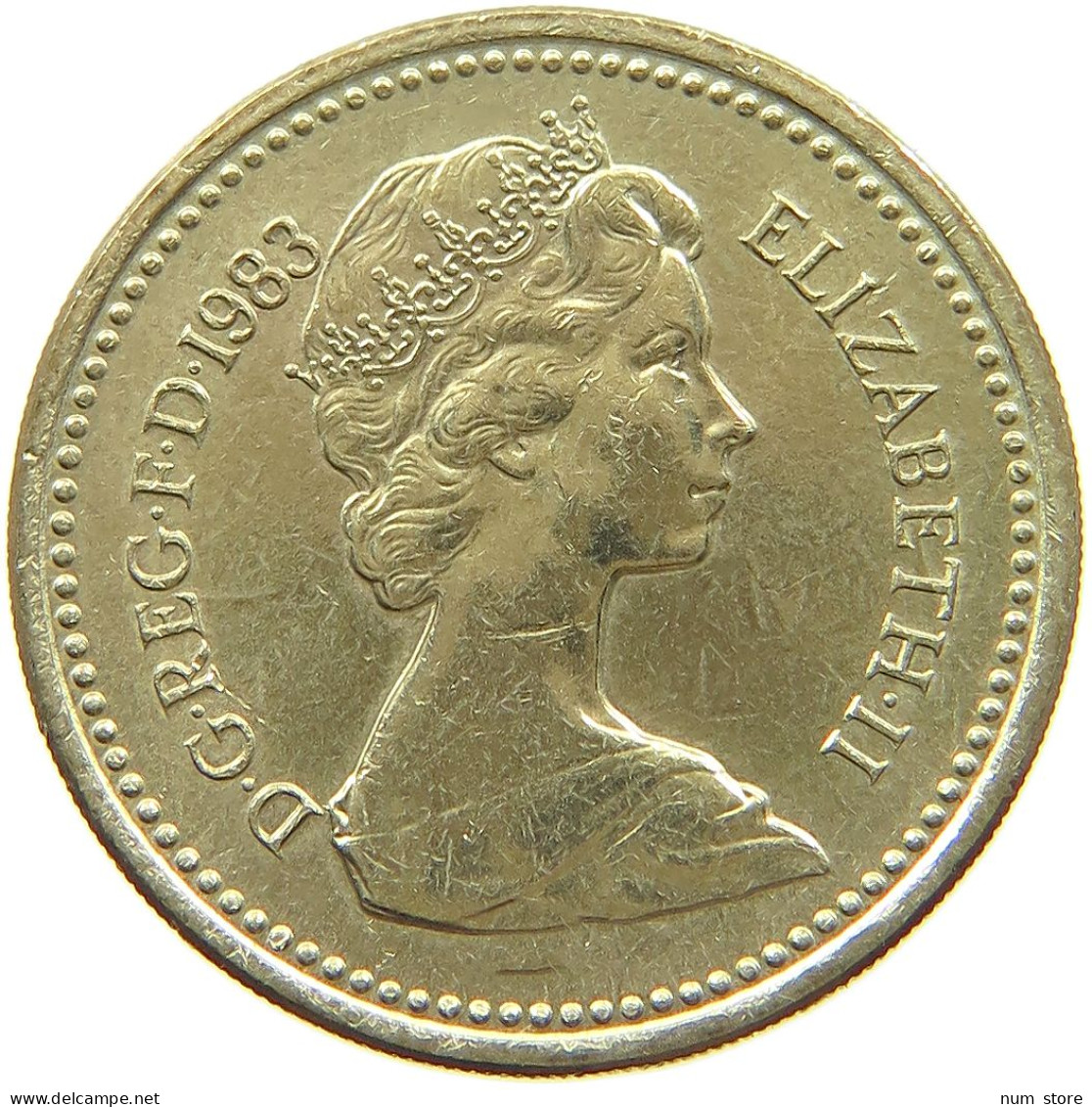 GREAT BRITAIN POUND 1983 Elisabeth II. (1952-) #s080 0617 - 1 Pound