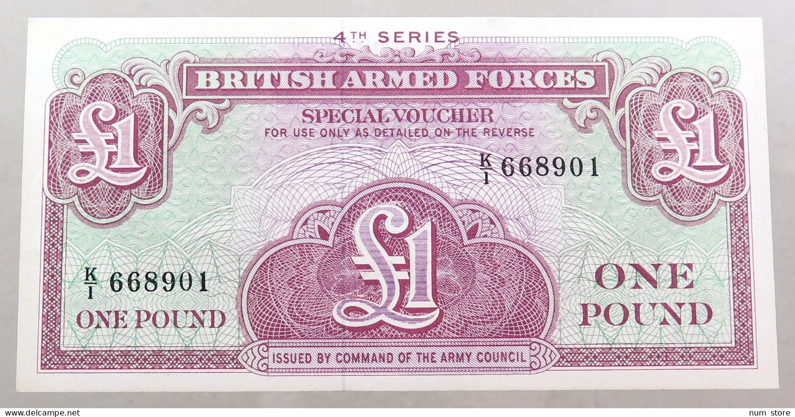 GREAT BRITAIN POUND  BRITISH ARMED FORCES #alb049 0173 - Forze Armate Britanniche & Docuementi Speciali